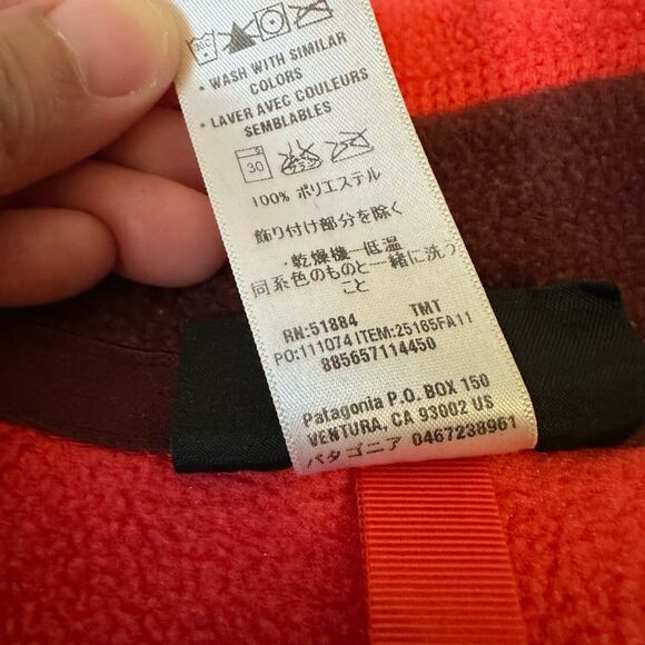 PATAGONIA SYNCHILLA W's Full-Zip Fleece Vest in Tomato (Pink) #25165 - Picture 8 of 9